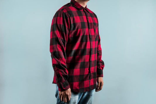 Chequered Red Shirt sample-store-1331